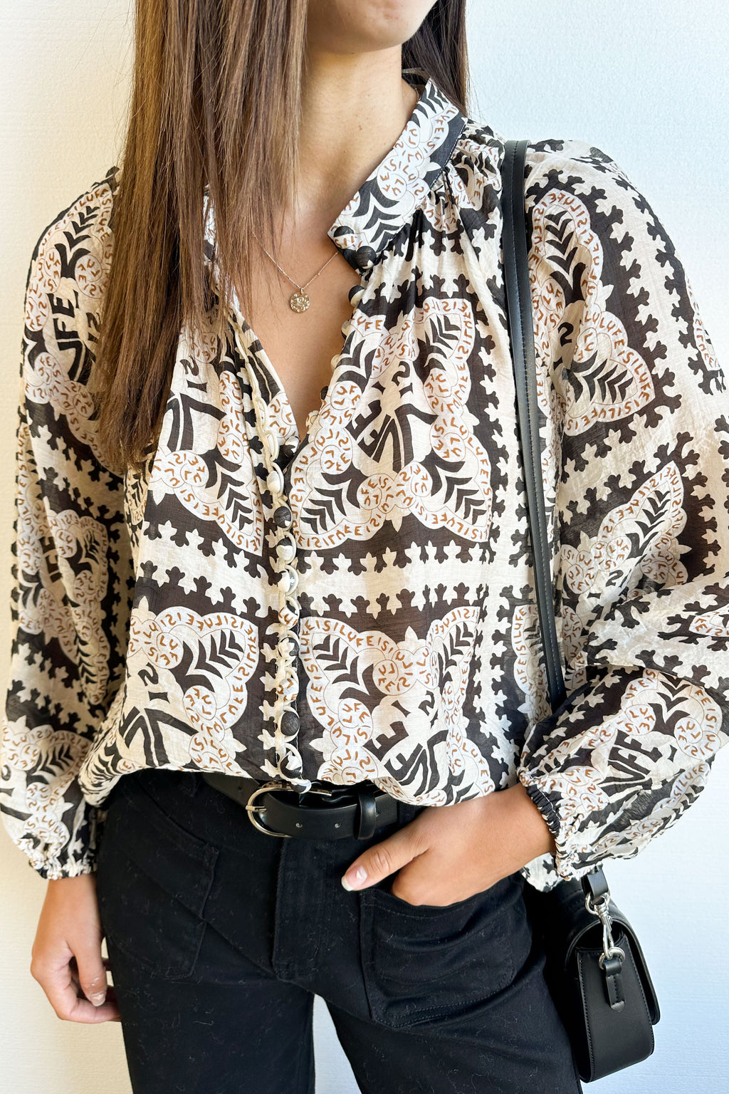 Crinkle Estelle Blouse